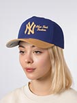 Бейсболка MITCHELL NESS арт. HP16222-NYYBLUE New York Yankees MLB (синий / бежевый)